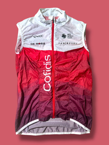 Wind Vest Gilet Packable Rider Issued|  Van Rysel |  Cofidis| Pro Cycling Kit