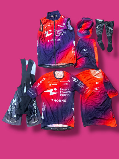 Jersey, Wind Vest, Cap, Buff and Base Layer Winter Thermal Bundle | Human Powered Health HPH  | Pactimo  | Pro Cycling Kit