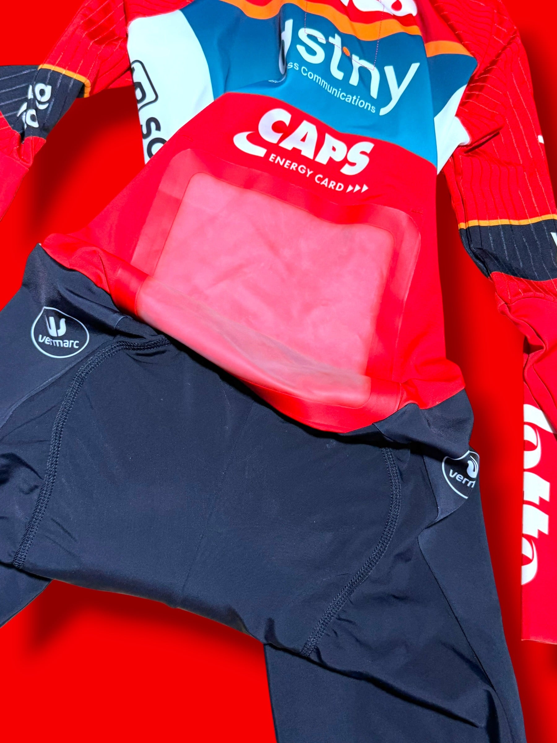 TT Suit Time Trial Team Rider Issued |Lotto DSTNY Vermarc| Pro Cycling Kit (Copy)