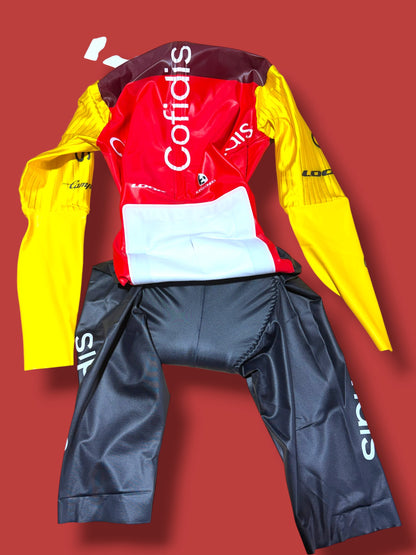 TT Suit Numnber Pocket |Cofidis |Extendo  Pro Cycling Kit