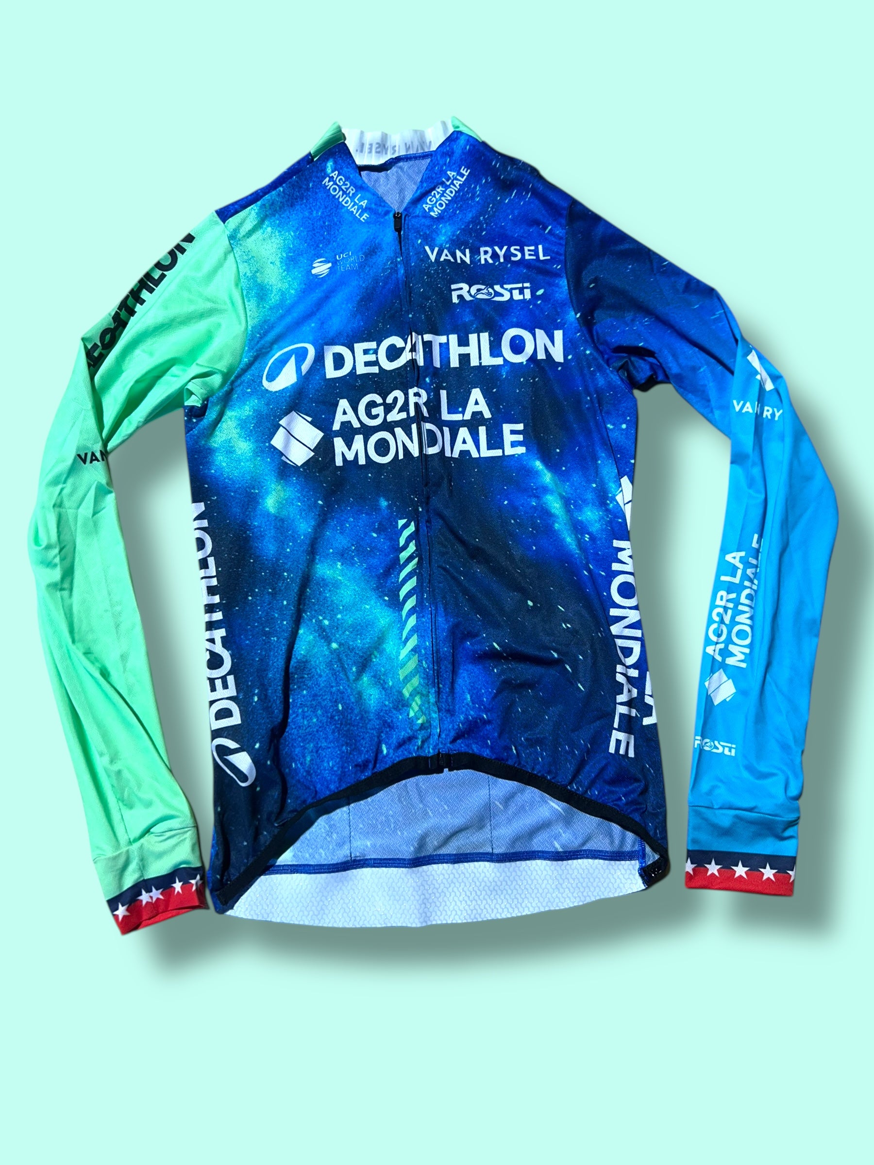 Jersey Long Sleeve Lightweight Racing Maillot  | Decathlon AG2R La Mondiale  | Rosti | Pro Cycling Kit