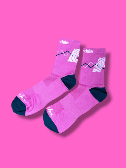 EF 2022 Pro Team Race Socks Asymmetric Design | EF Education First | Rapha Men's Pro Kit