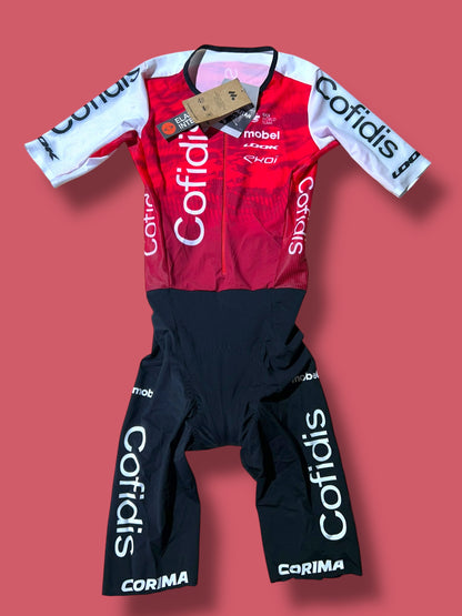 Aerosuit Roadsuit Team Issue Road Racing |  Mobel |  Cofidis| Pro Cycling Kit