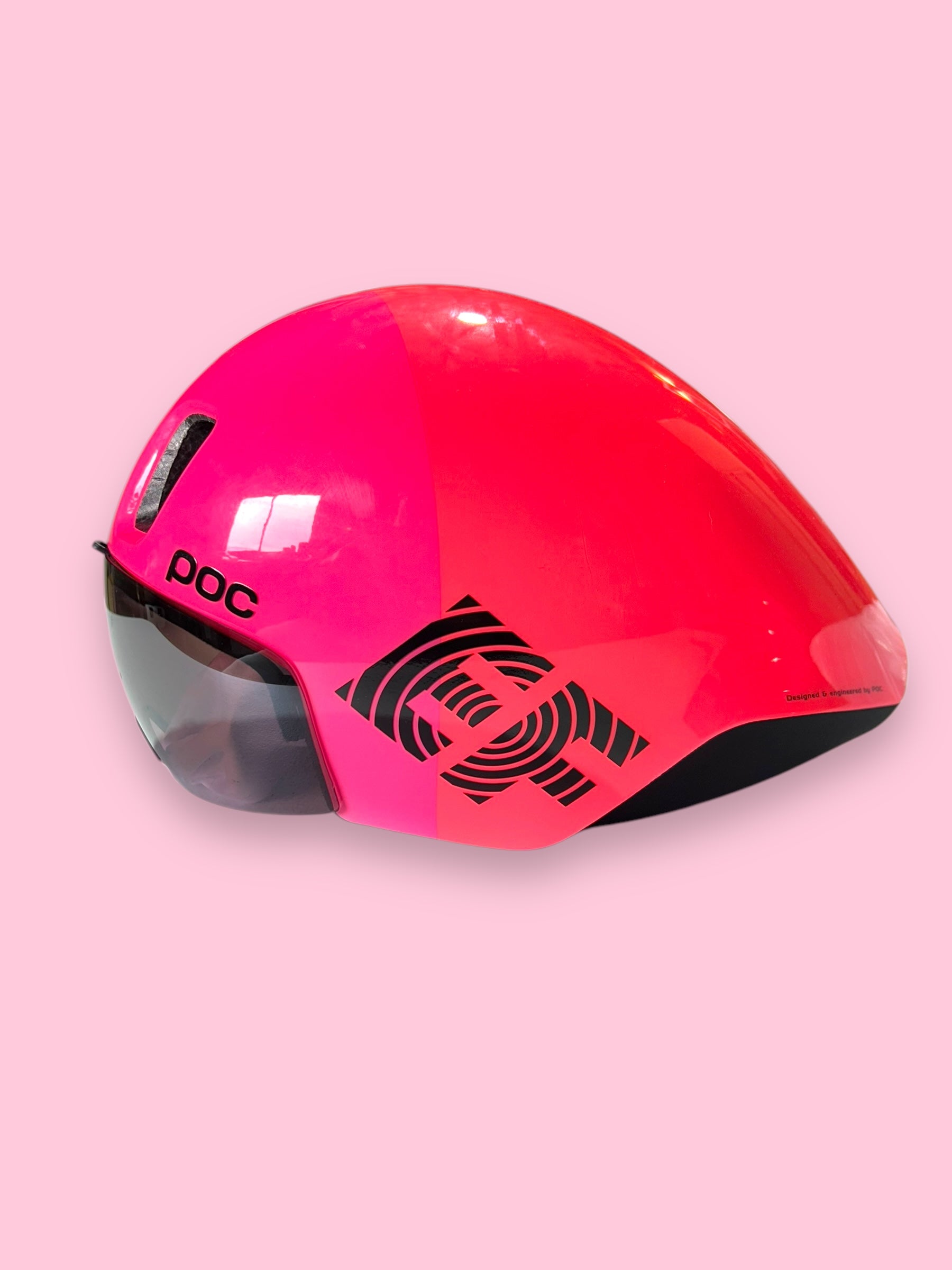 EF Education First | POC Procen TT Helmet | Pink | M | Pro-Issued Pro Team Kit