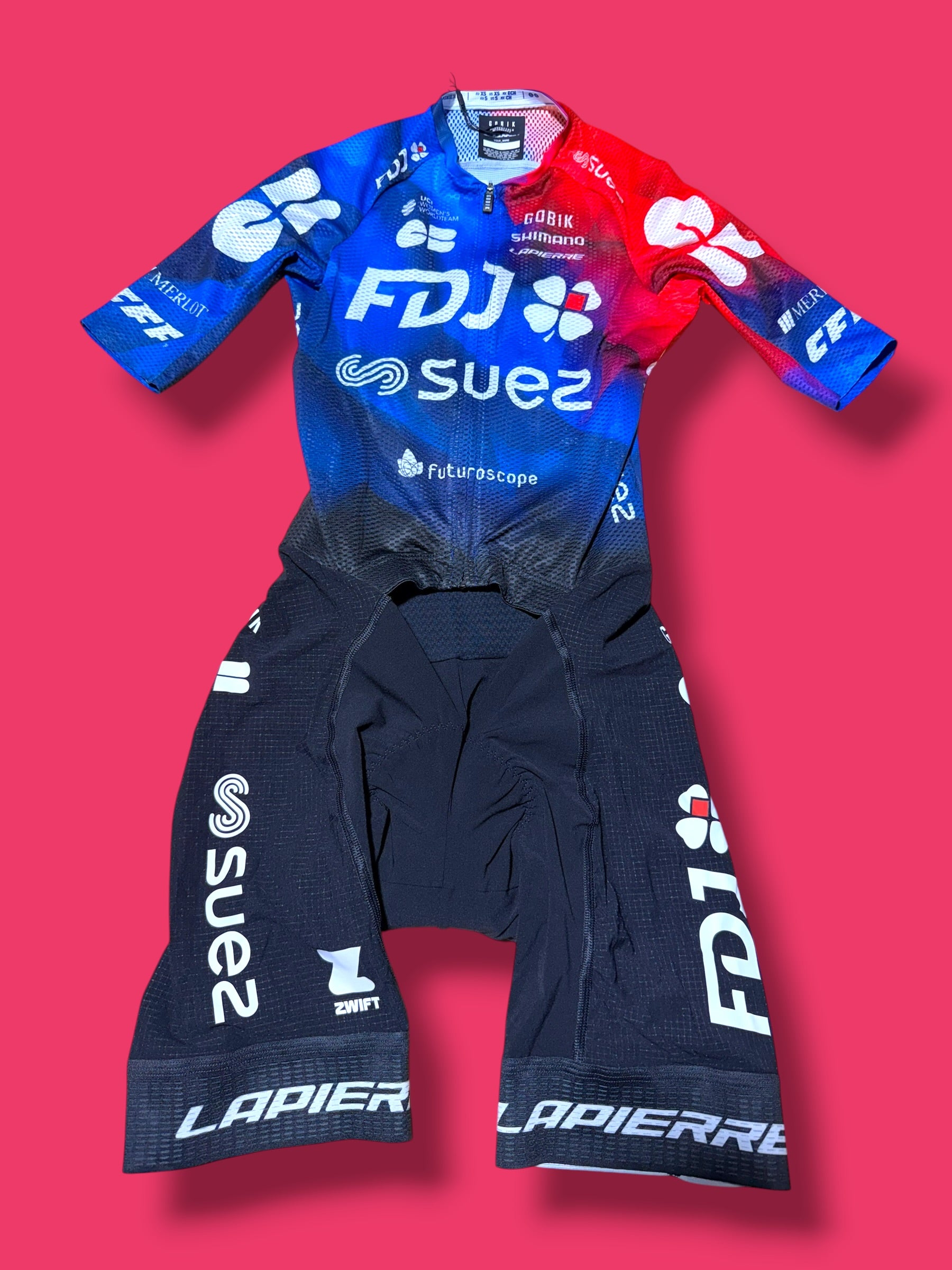 Aero Suit Race Suit  Lightweight Womens|FDJ Suez |Gobik Pro Cycling Kit