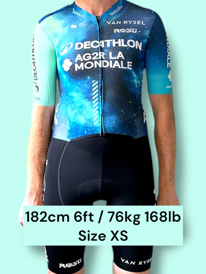 Roadsuit Aerosuit Racing Body| Decathlon AG2R La Mondiale  | Rosti | Pro Cycling Kit