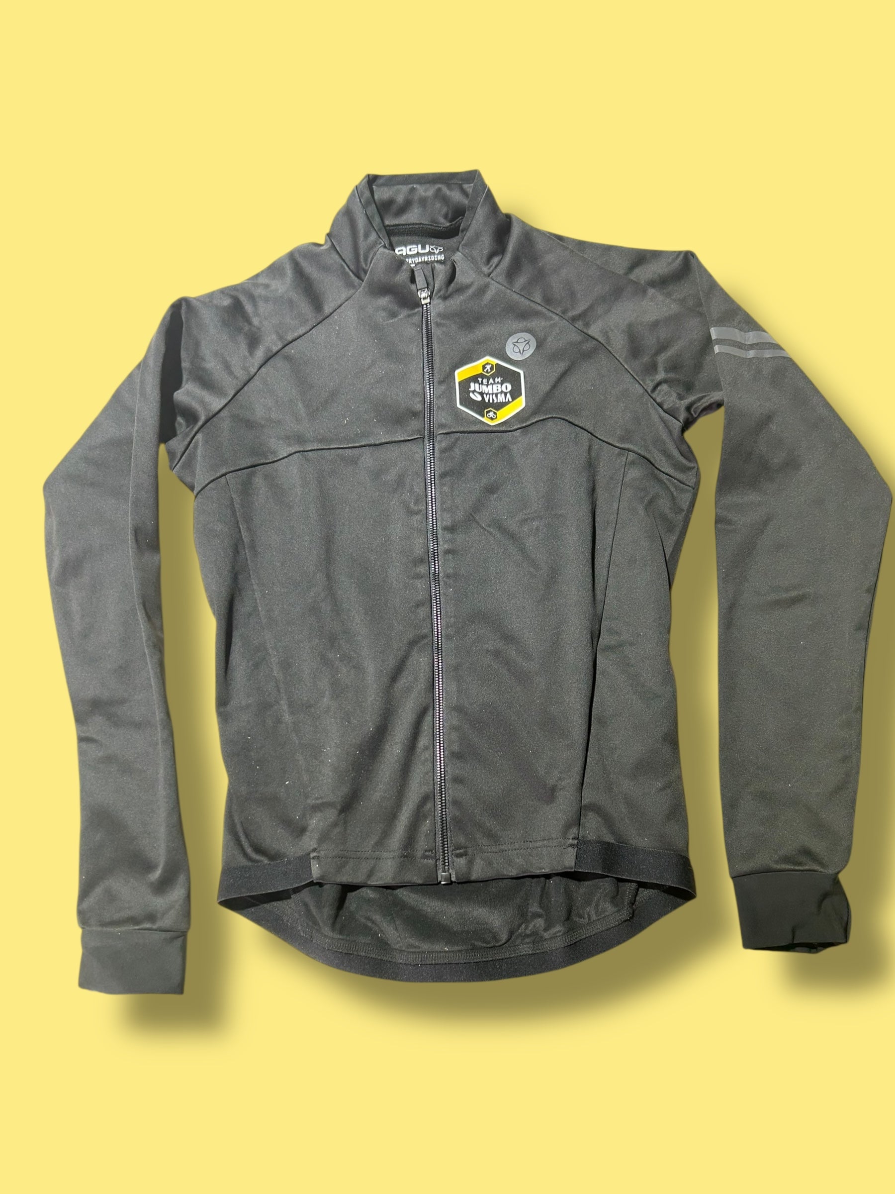 Rain Jacket  Winter Thermal Rider Issued Pockets | Jumbo Visma  | Agu | Pro Cycling Kit