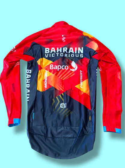 Long Sleeve Jacket Gabba Windproof  Thermal Winter | Ale |Bahrain Victorious| Pro Cycling Kit