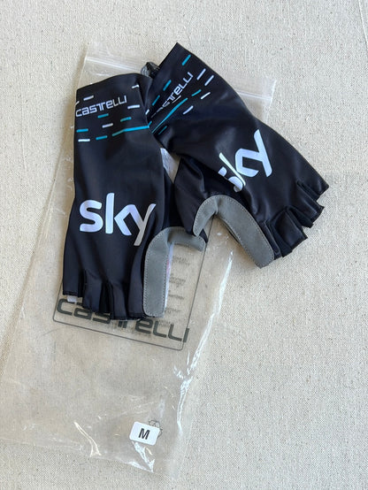 Aero Cycling Gloves Padded | Castelli | Team Sky | Pro Cycling Kit