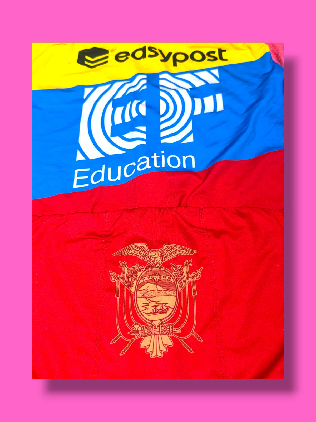 National Champion Aero Jersey Richard Carapaz Pro Team | EF Education First | Rapha Men's Pro Kit