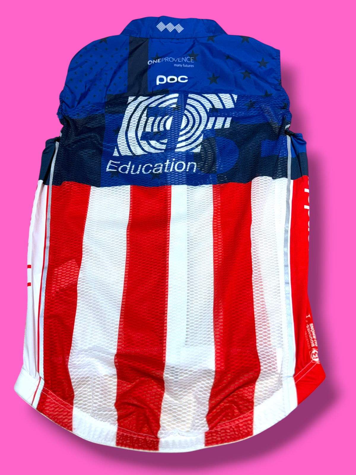 National Champion USA Wind Vest Giro d Italia Switch Out Lightweight | EF Education First | Rapha Men's Pro Kit