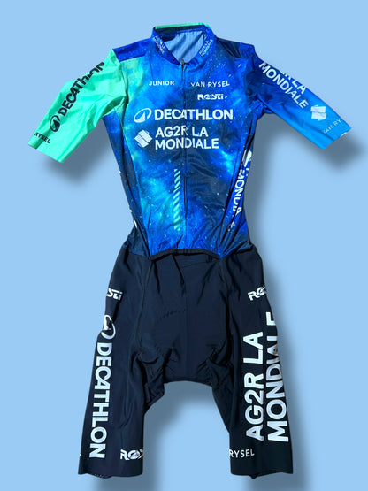 Roadsuit Aerosuit Racing Body| Decathlon AG2R La Mondiale  | Rosti | Pro Cycling Kit