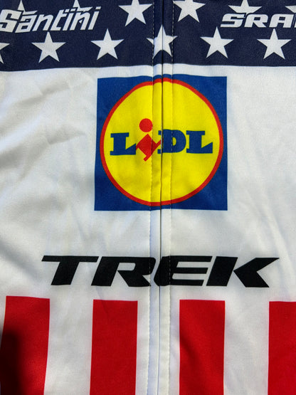 Thermal Long Sleeve Jersey Winter USA Champion | Santini | Lidl Trek | Pro Cycling Kit