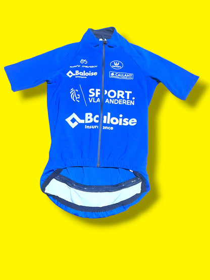 Short Sleeve Thermal Gabba Rain Jersey Winter|Flanders Baloise|Vermarc Pro Cycling Kit