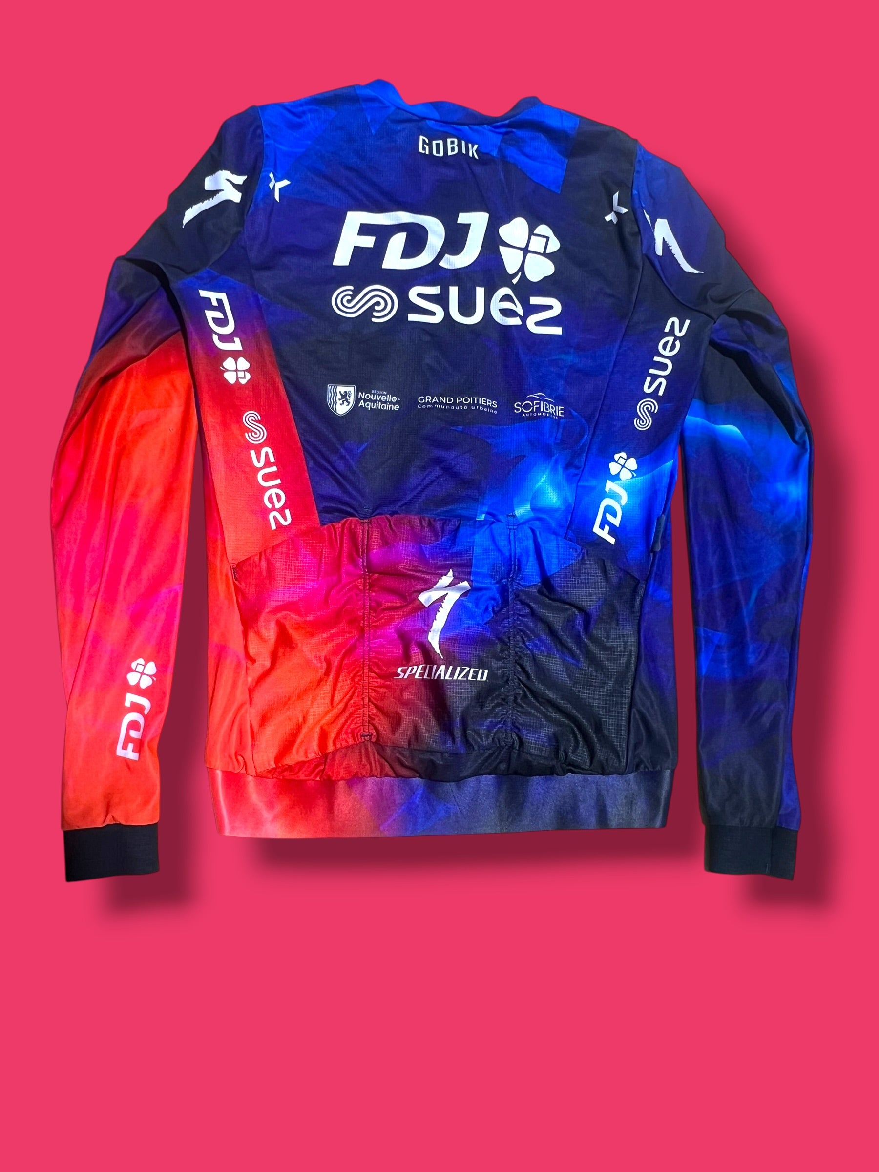Long Sleeve Aero Jersey  Vanquish Womens|FDJ Suez |Gobik Pro Cycling Kit