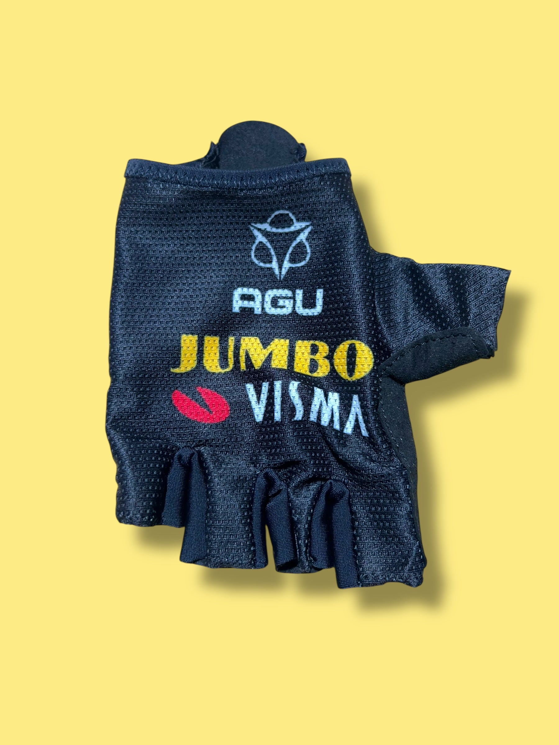 Gloves Race Mitts Padded Lightweight Rider Issued  | Jumbo Visma  | Agu | Pro Cycling Kit