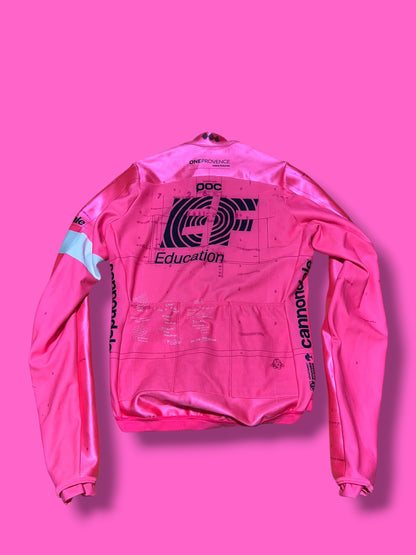 EF 2021 Deep Winter Jacket - Fluorescent Pink | EF Education First | Rapha Men's Pro Kit