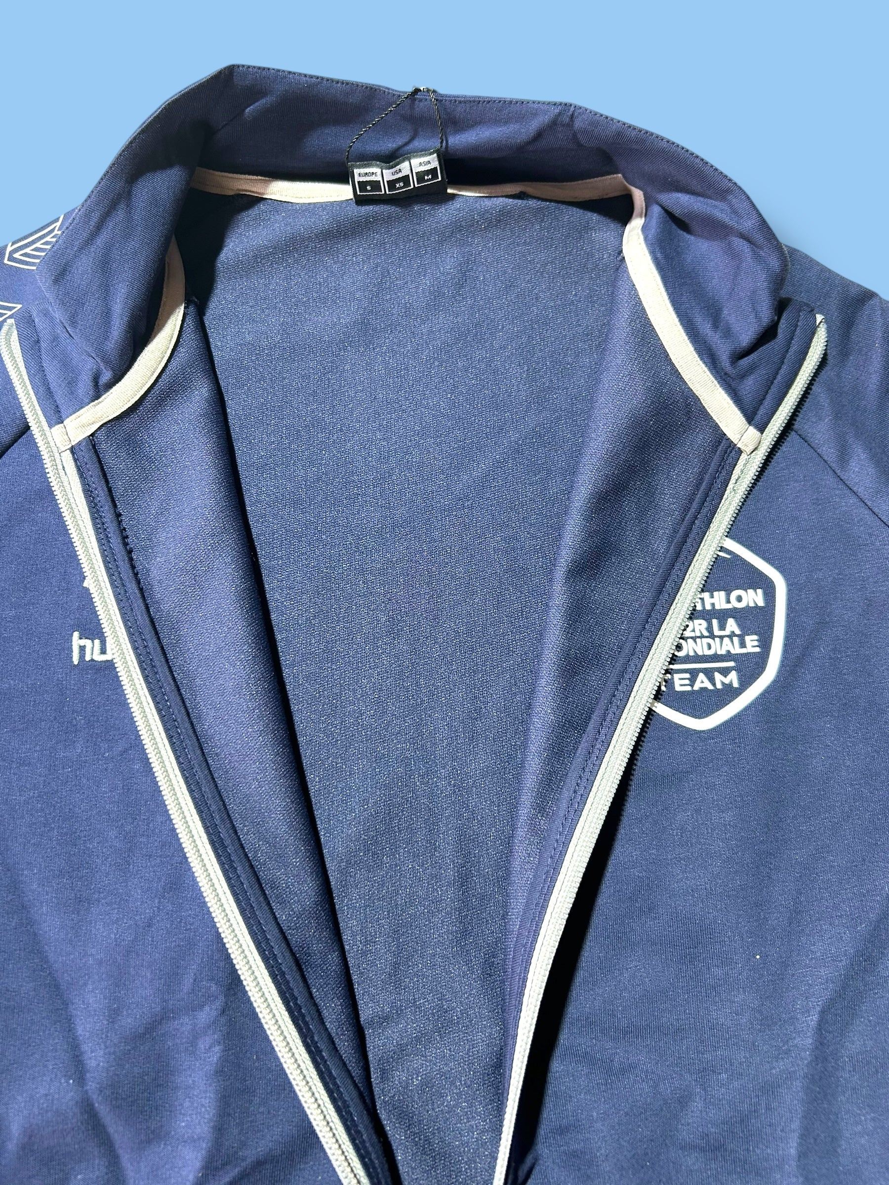Track Top Tracksuit Sweatsuit Team Rider Issued Team Casual Kit | Decathlon AG2R La Mondiale  | Hummel | Pro Cycling Kit
