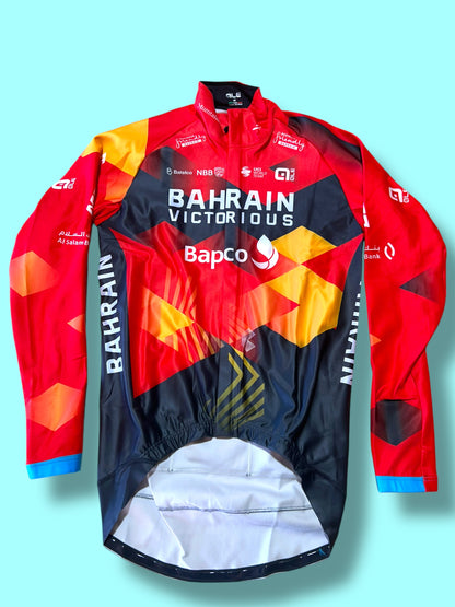 Long Sleeve Jacket Gabba Windproof  Thermal Winter | Ale |Bahrain Victorious| Pro Cycling Kit