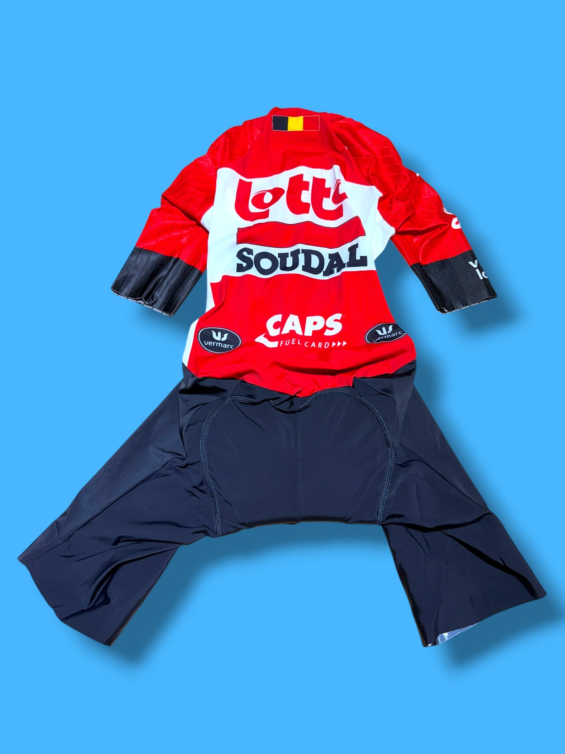 TT Suit Aerosuit Race Suit Caleb Ewan |Lotto Soudal |Vermarc  Pro Cycling Kit