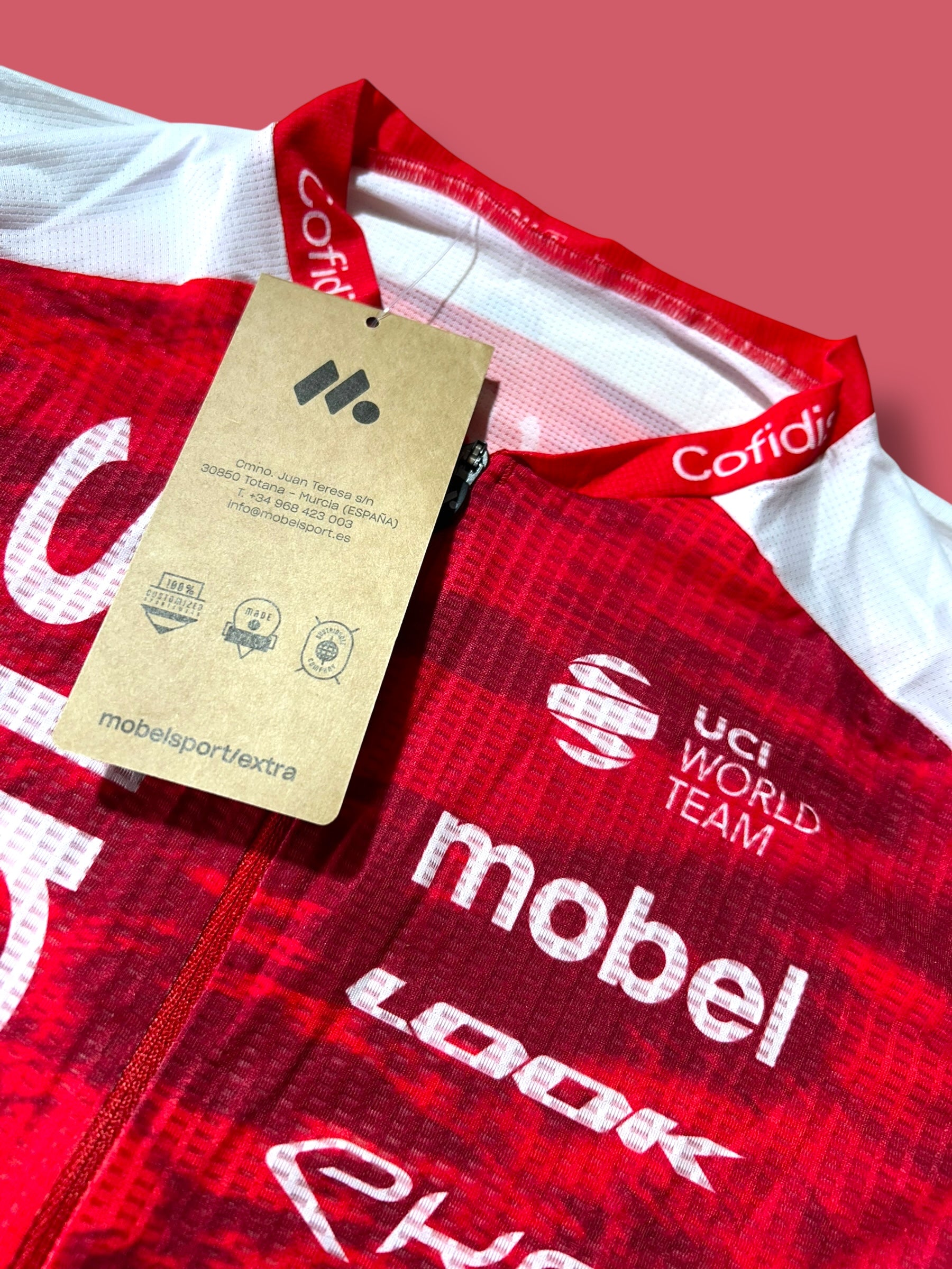 Aero Jersey Sumnmer Lightweight Team Issue Road Racing |  Mobel |  Cofidis| Pro Cycling Kit