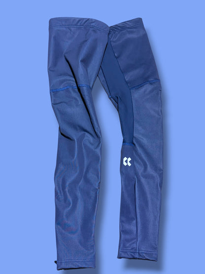 Leg  Warmers Waterproof  Thermal Fleece Rider Race Issued  | Alpecin Deceuninck Kalas| Pro Cycling Kit )