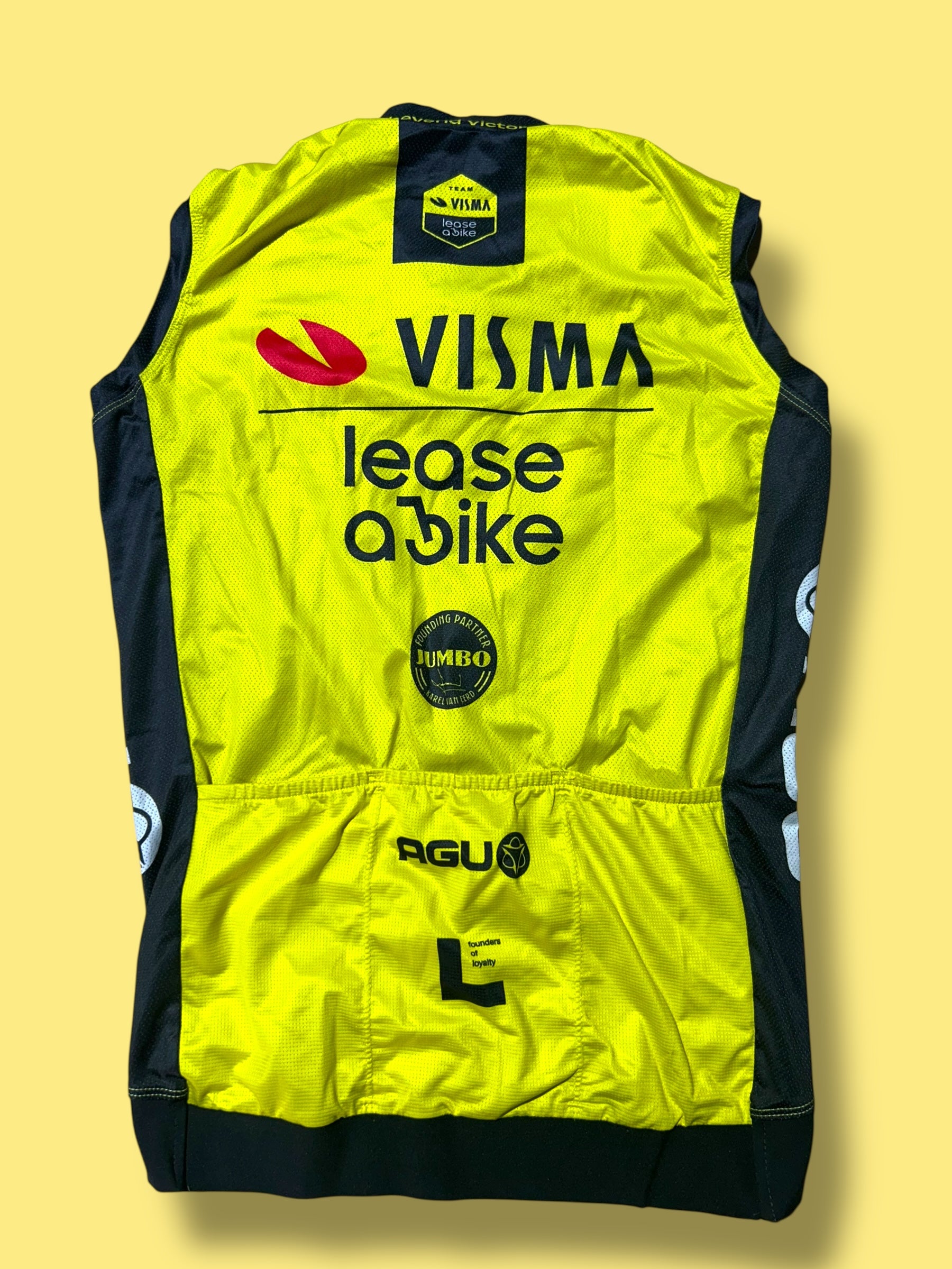 Vest Gilet  Jersey Summer Race -  Rider Issued | Jumbo Visma  | Agu | Pro Cycling Kit