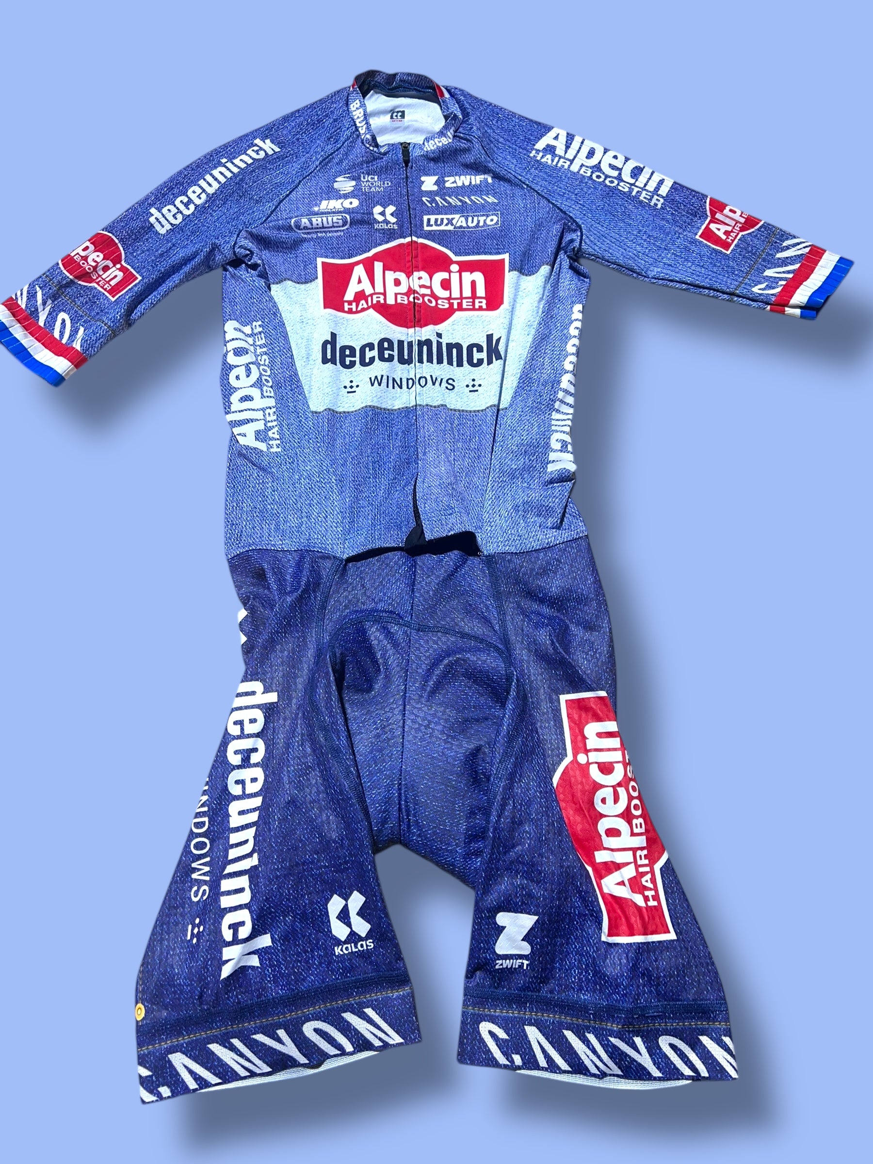 Aerosuit Racesuit with pockets | Alpecin Deceuninck Kalas| Pro Cycling Kit