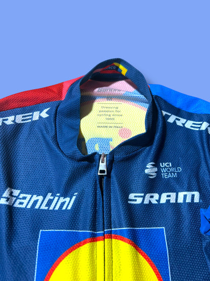 Aero Suit Roadsuit Sprint Suit Short Sleeve Team Issued! | Santini | Lidl Trek | Pro Cycling Kit