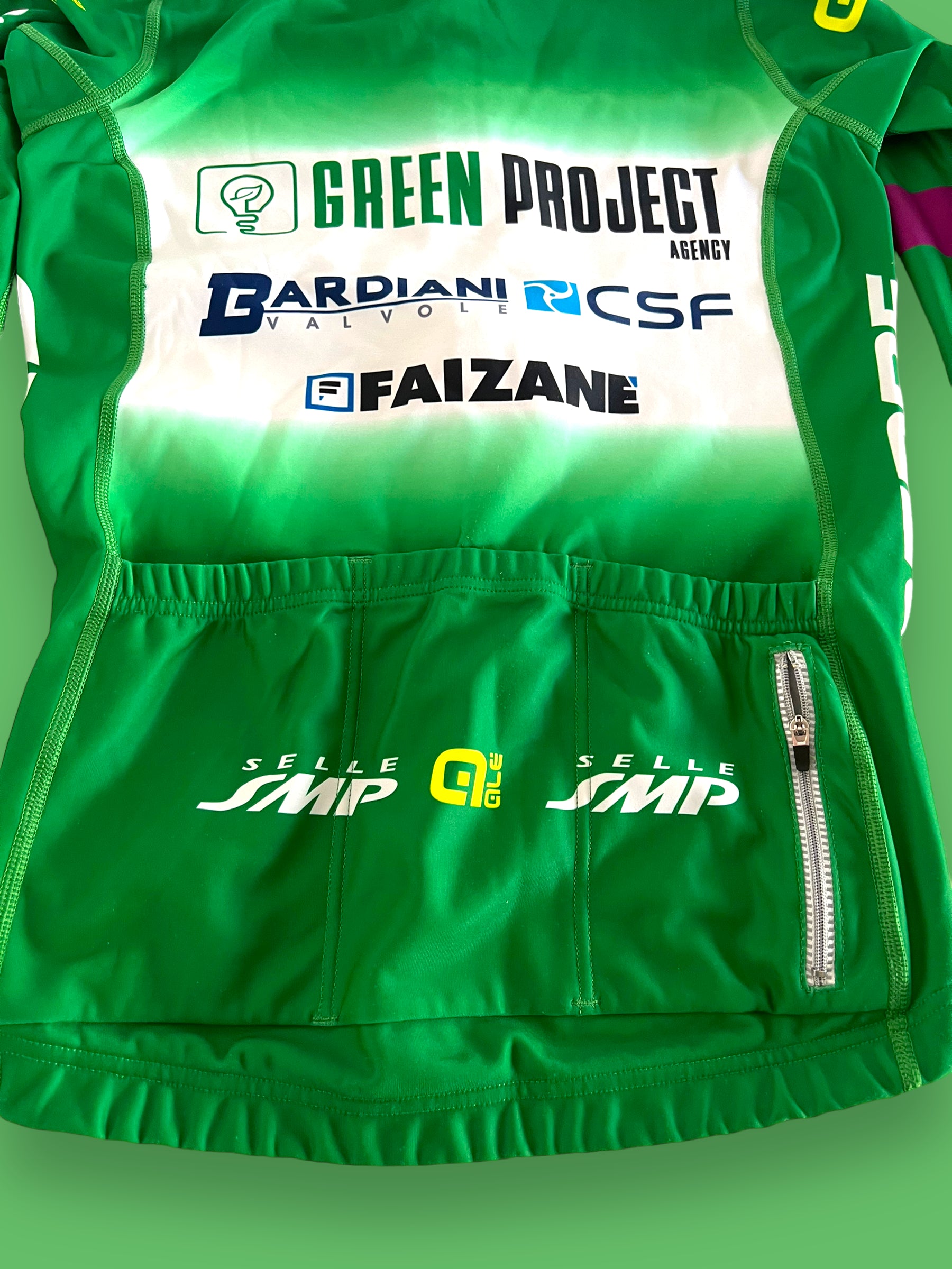 Long Sleeve Thermal Jersey | Ale | Bardiani Green Project Pro Team | Pro Cycling Kit