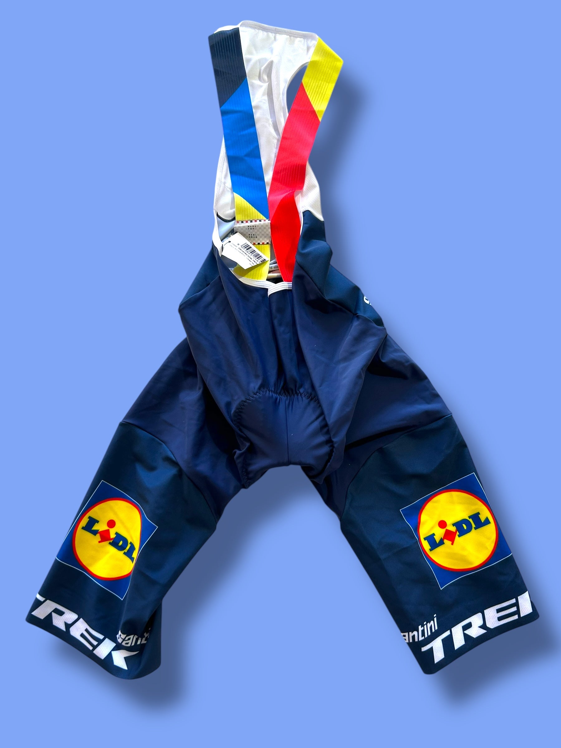 Aero Bib Shorts Race Team-Issued | Santini | Lidl Trek | Pro Cycling Kit