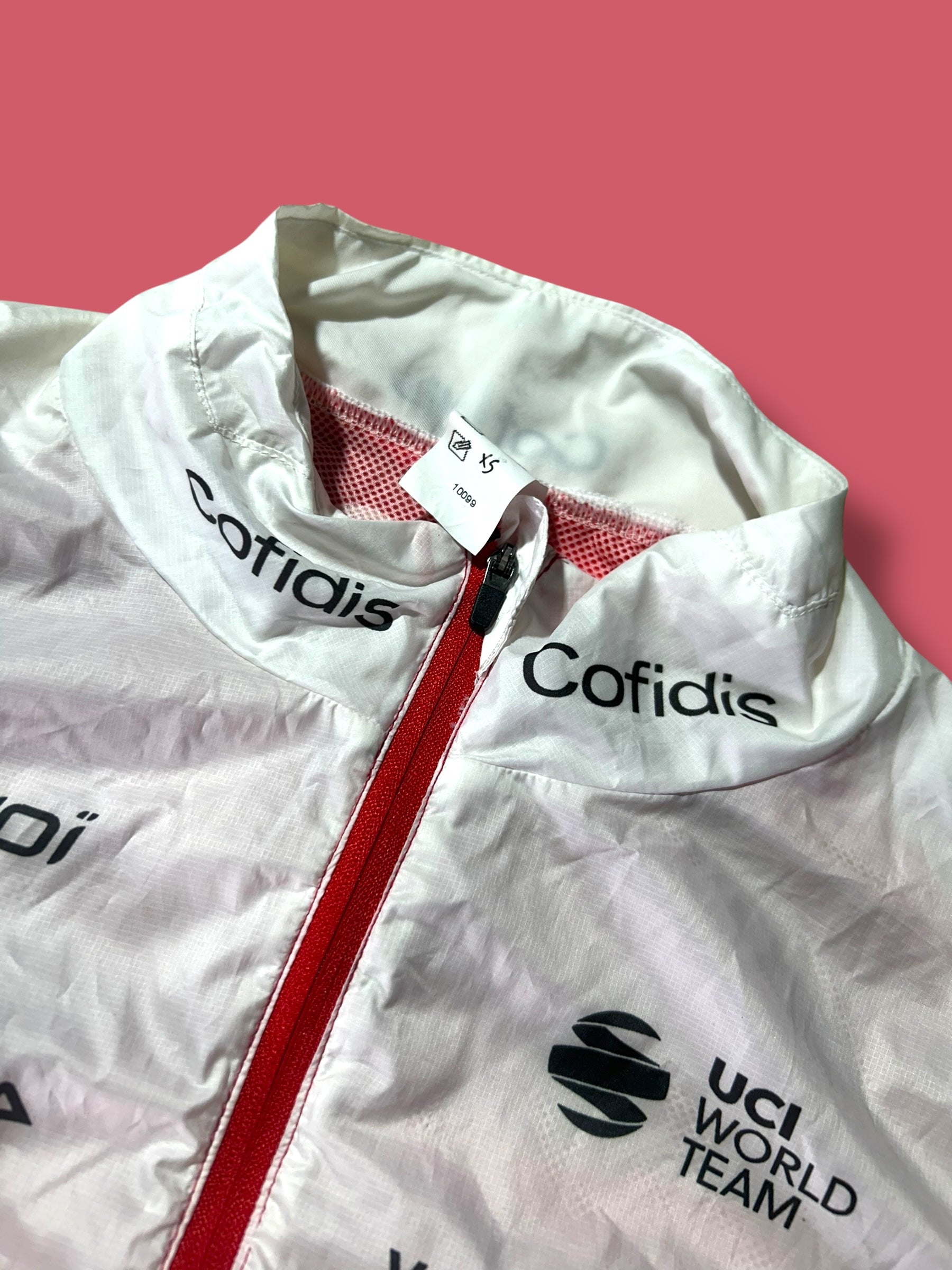 Wind Vest Gilet Packable Rider Issued|  Van Rysel |  Cofidis| Pro Cycling Kit