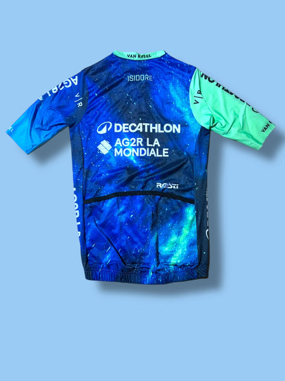 Aero Jersey  Lightweight Short Sleeve Racing Maillot  Ete  | Decathlon AG2R La Mondiale  | Rosti | Pro Cycling Kit
