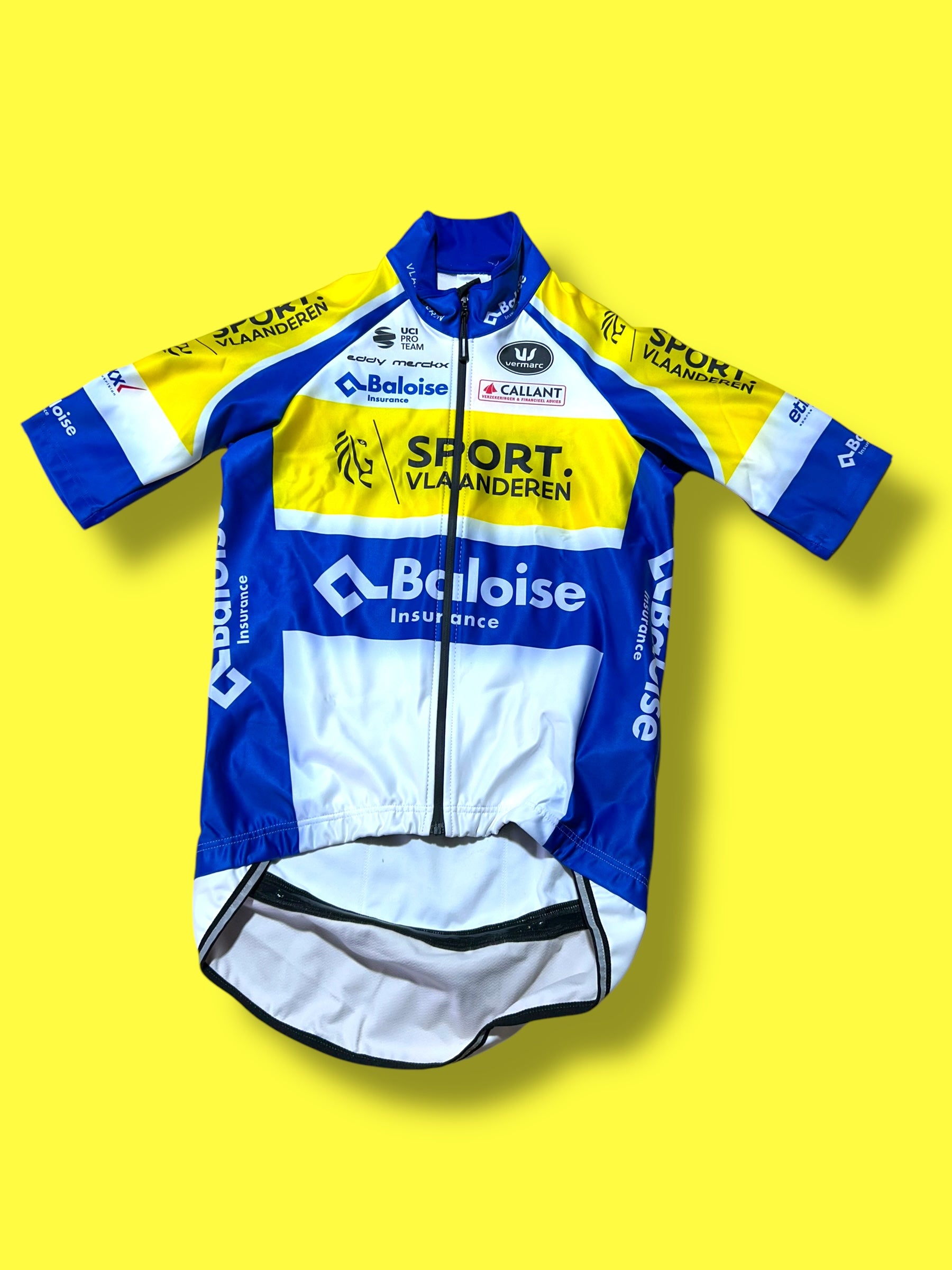 Winter Gabba Short Sleeve Jacket Windproof Thermal  | Vermarc |  Flanders Baloise| Pro Cycling Kit