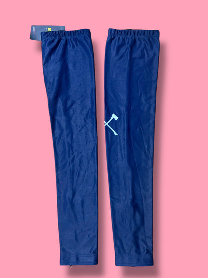 Leg Warmers + Zips Race Rider Issued |Hagens Bermans Ale| Pro Cycling Kit