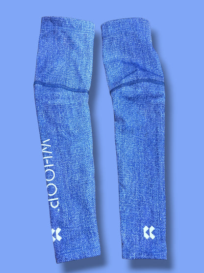 Arm Warmers Waterproof Thermal Fleece Rider Race Issued  | Alpecin Deceuninck Kalas| Pro Cycling Kit