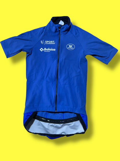 Winter Gabba Short Sleeve Jacket Windproof Thermal  | Vermarc |  Flanders Baloise| Pro Cycling Kit