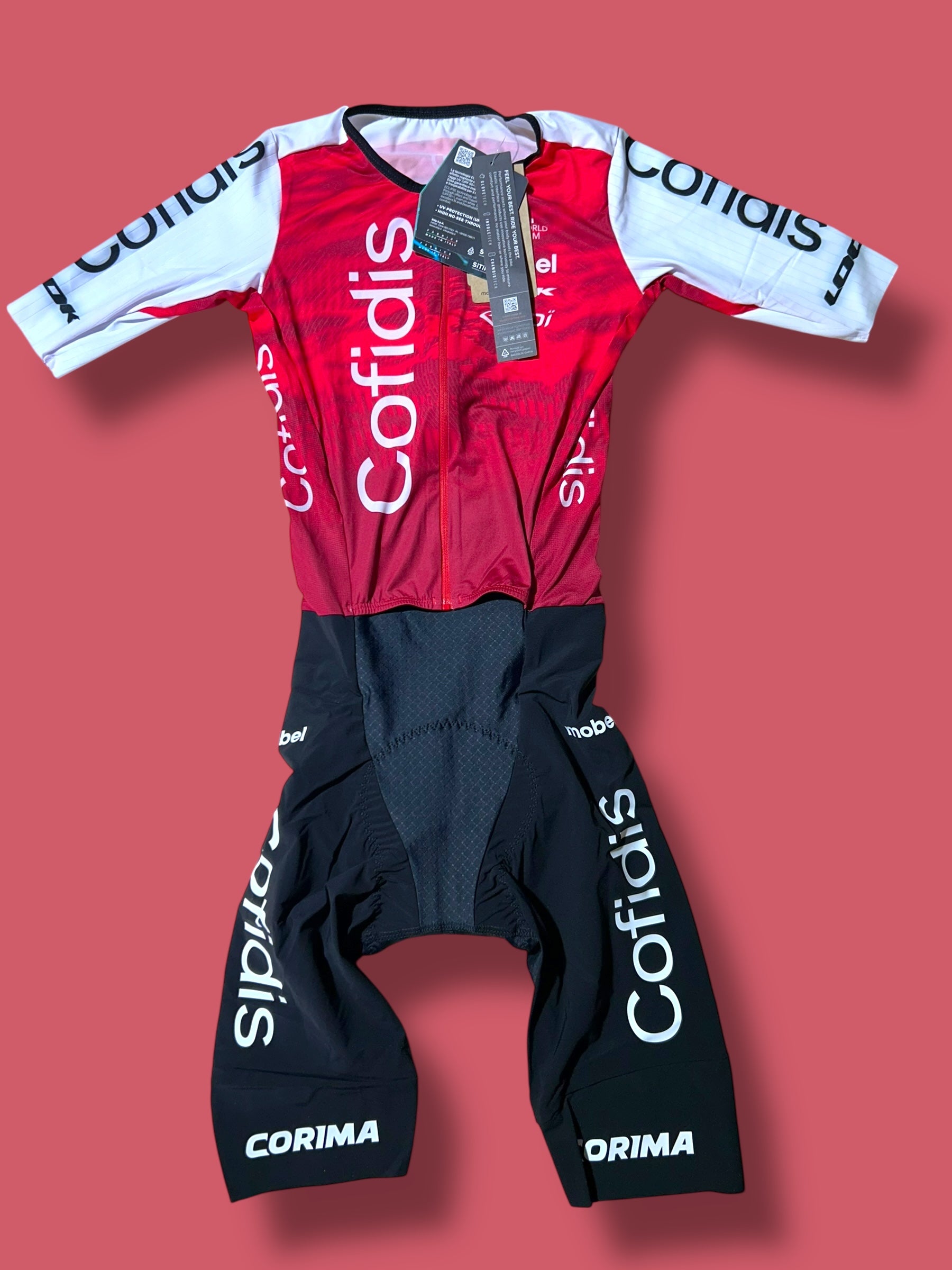 Aerosuit Roadsuit Team Issue Road Racing |  Mobel |  Cofidis| Pro Cycling Kit