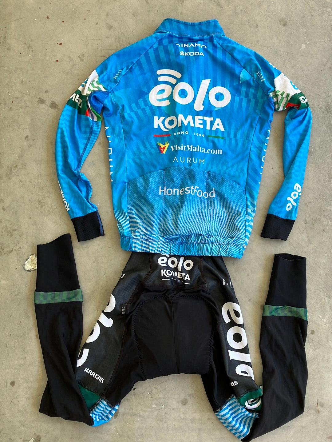 Long Sleeve Jersey & Tights Winter Bundle | Gobik | Eolo Kometa | Pro-Issued Cycling Kit