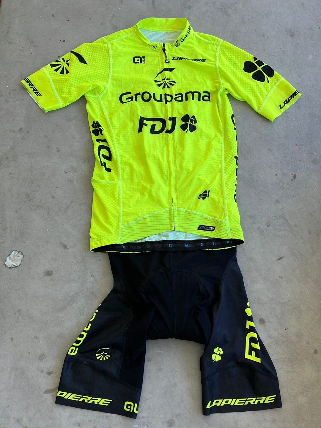 Jersey & Bib Shorts Bundle | Ale | Groupama Française des Jeux FDJ | Pro Team Cycling Kit