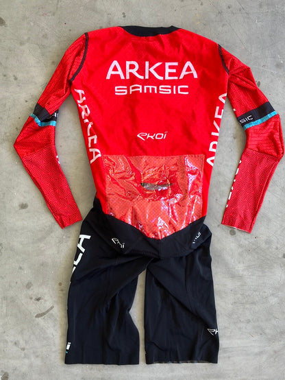 Arkea Samsic | Ekoi Long Sleeve TT Suit | Red | Pro-Issued Pro Team Kit