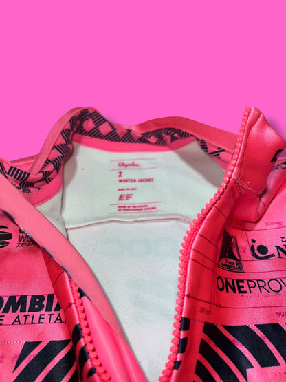 EF 2021 Deep Winter Jacket - Fluorescent Pink | EF Education First | Rapha Men's Pro Kit