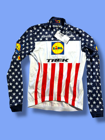 Thermal Long Sleeve Jersey Winter USA Champion | Santini | Lidl Trek | Pro Cycling Kit