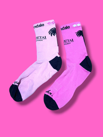 EF 2023 Pro Team Race Socks Rapha - Tour de France - Palm Tree Logo | EF Education First | Rapha Men's Pro Kit