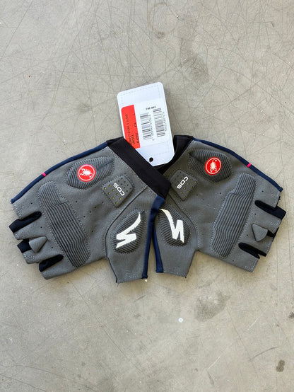 Gloves Mitts team Issued Competizione2 | Castelli | Blue | Quick-Step Alpha Vinyl / Soudal  | Pro Cycling Kit