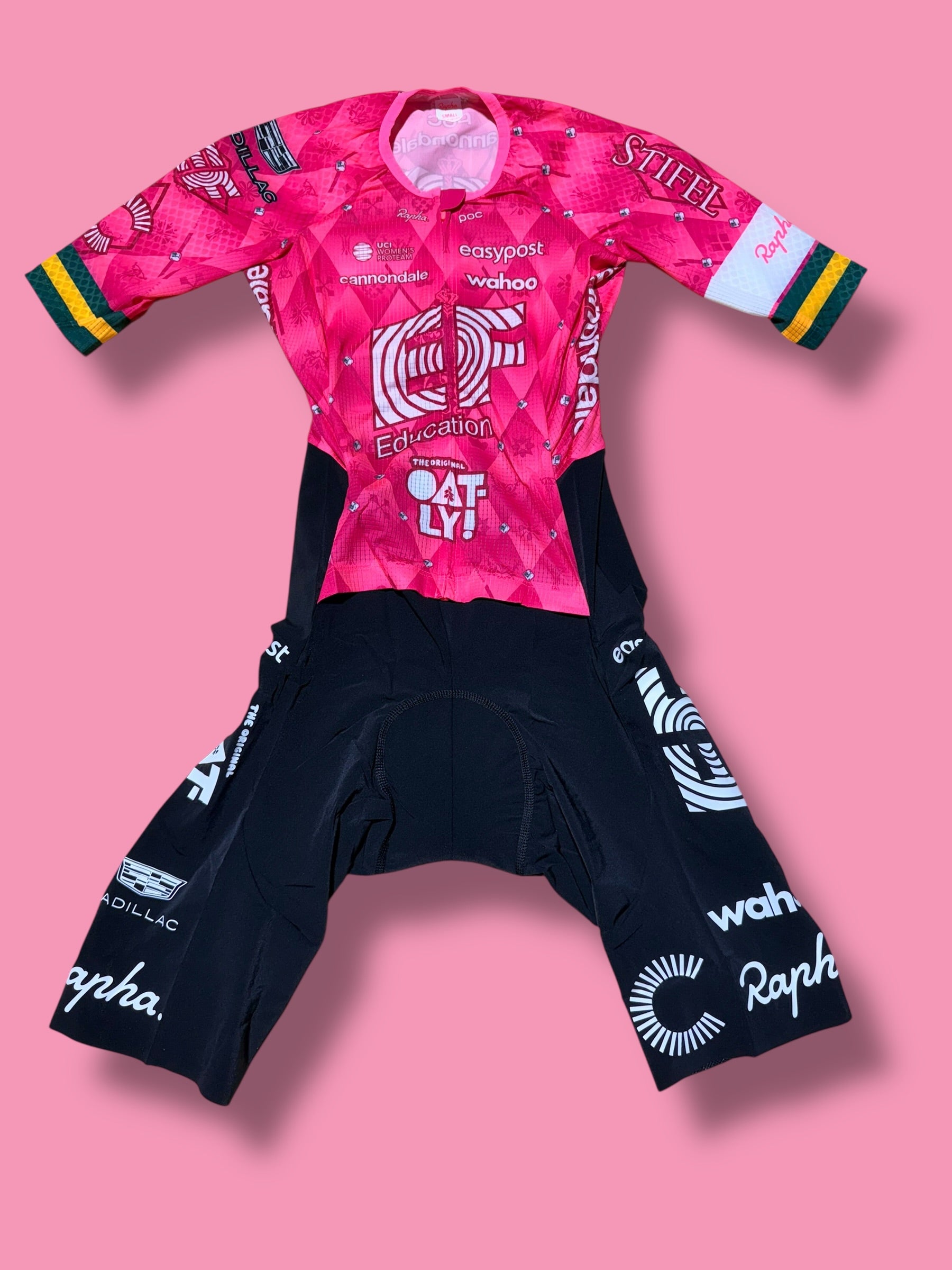 Womens Lightweight Summer Pro Team Aerosuit Roadsuit |Rapha |EF Education First|Cycling