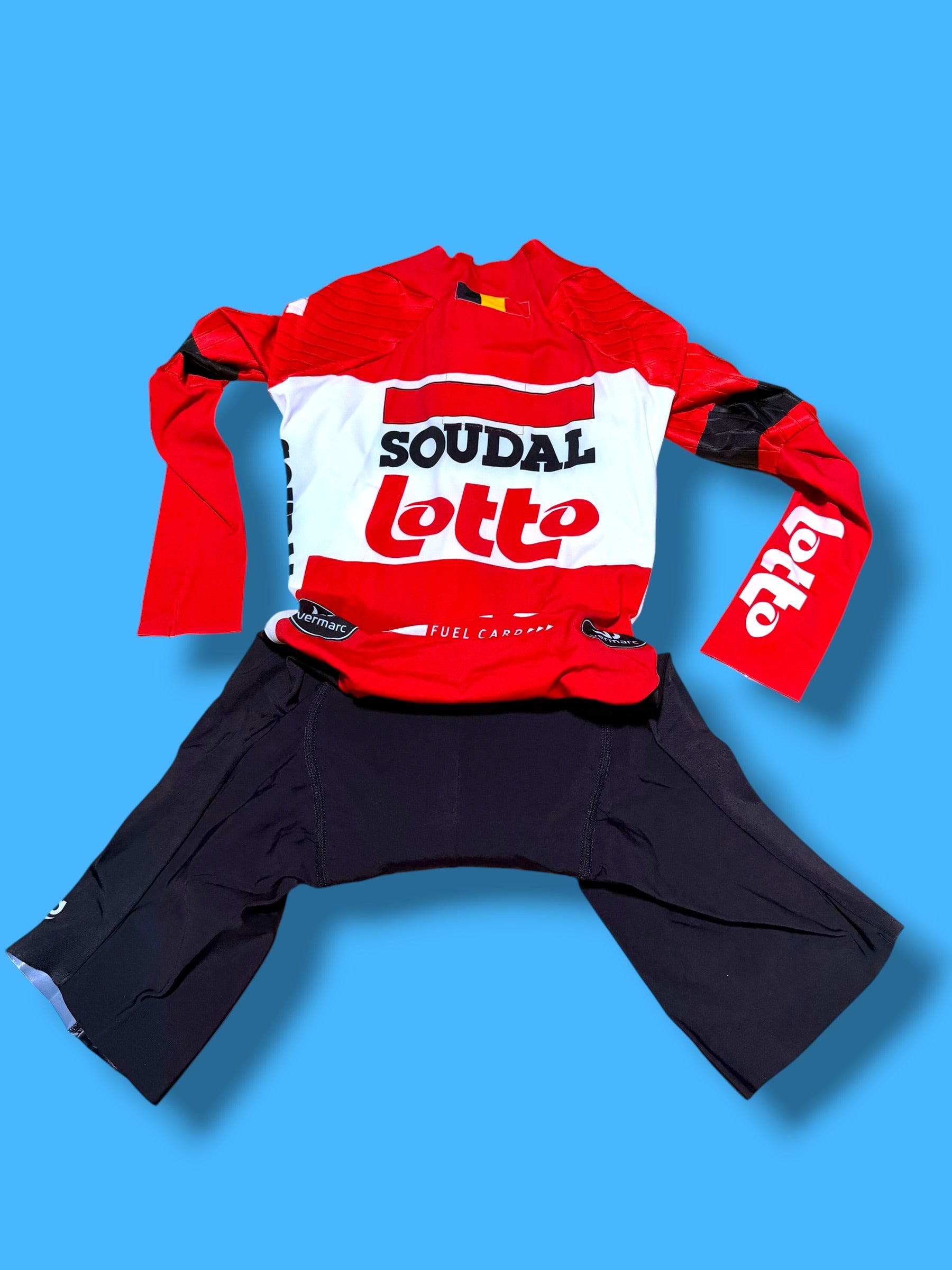 TT Suit Aerosuit Race Suit Caleb Ewan |Lotto Soudal |Vermarc Pro Cycling Kit
