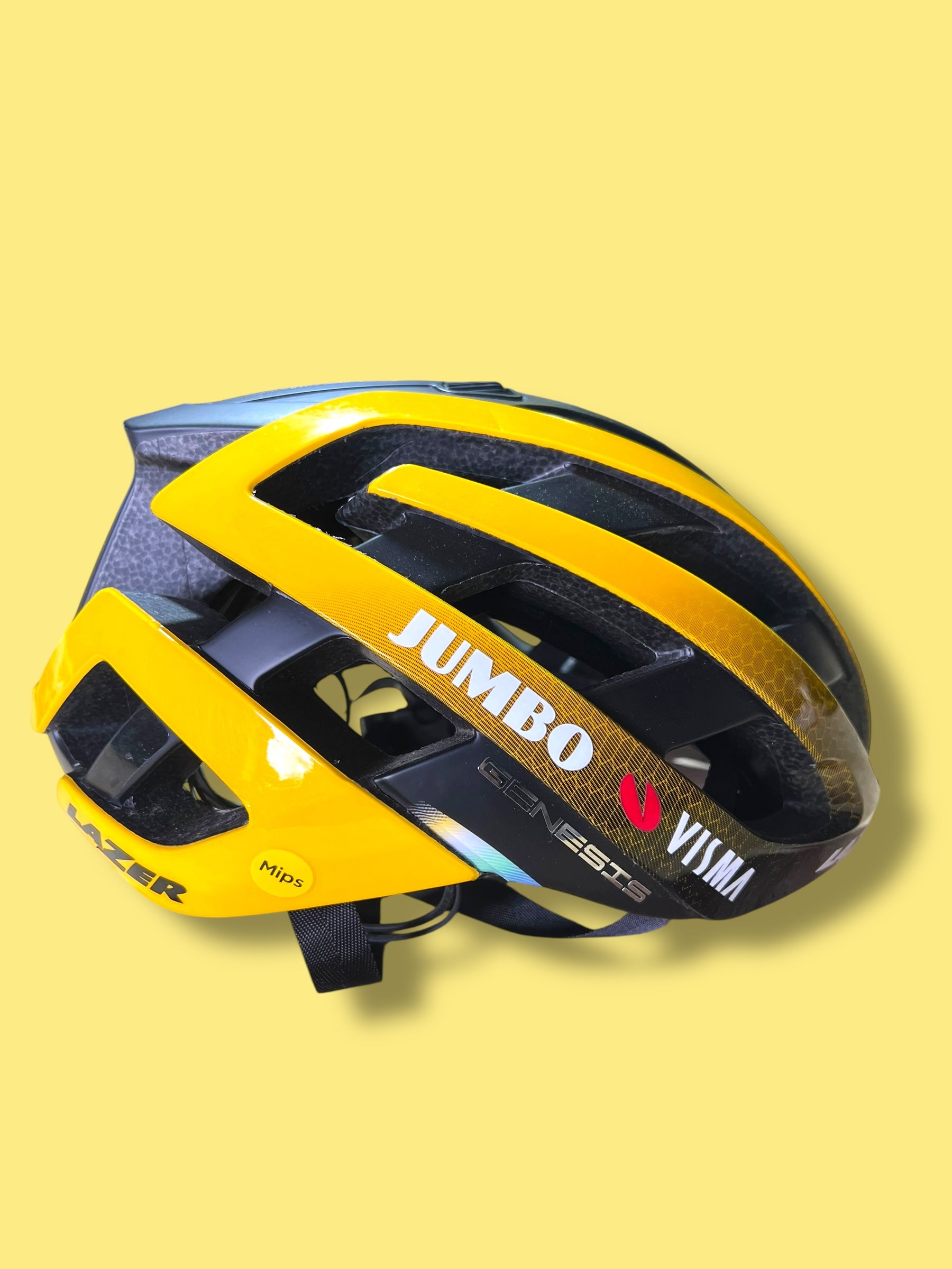Lazer Genesis MIPS Helmet -  Rider Issued Podium | Jumbo Visma  | Agu | Pro Cycling Kit