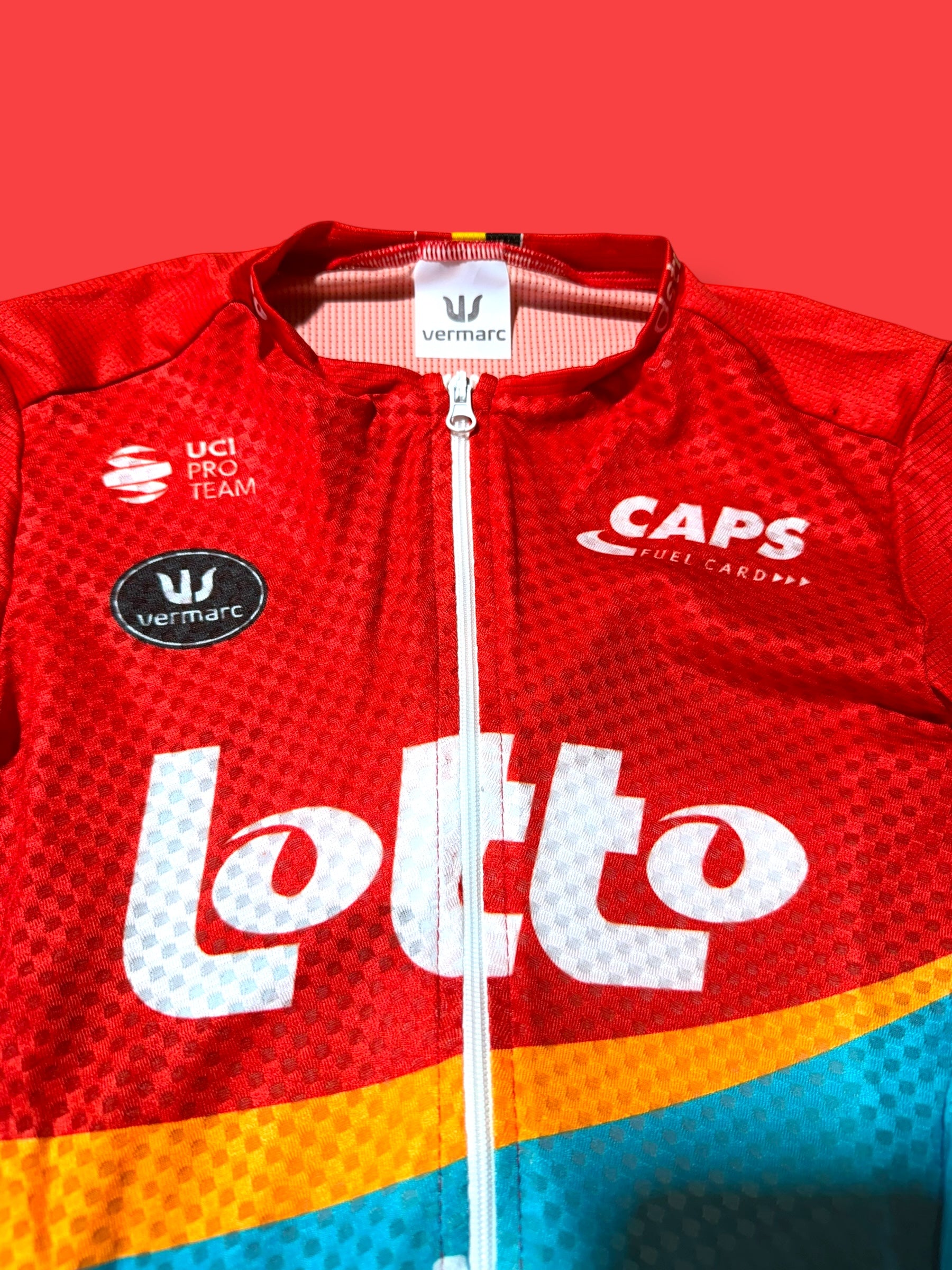 Aero Suit Roadsuit Team Rider Issued |Lotto DSTNY Vermarc| Pro Cycling Kit