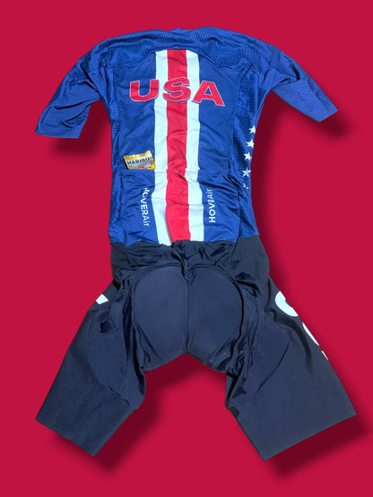 Aero Race Suit Aerosuit Pockets|USA Cycling|Cuore Pro Cycling Kit